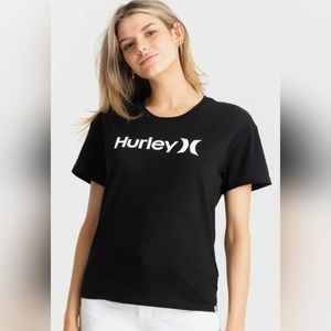 Hurley Women's Scoop Neck T Shirt.  Size Large